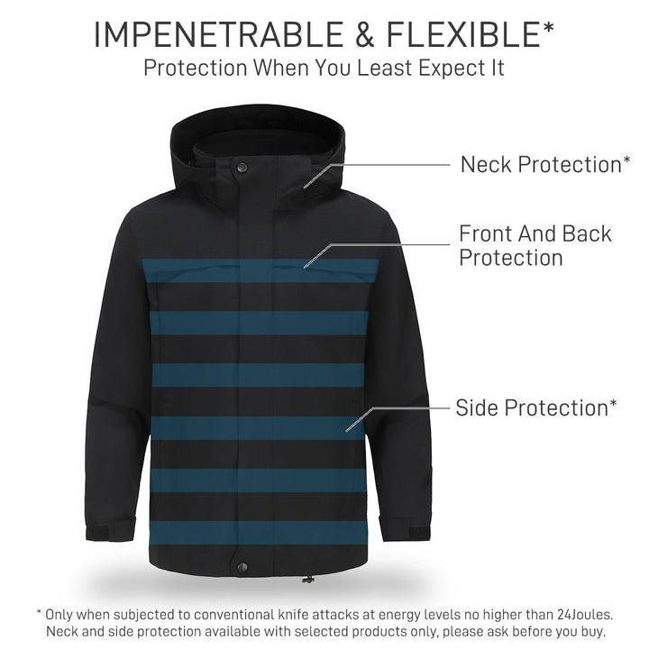 ArmorLite FlexGuard Stab - Proof Tactical Windproof Outdoor Jacket - Flexible Body Armor - armorlite
