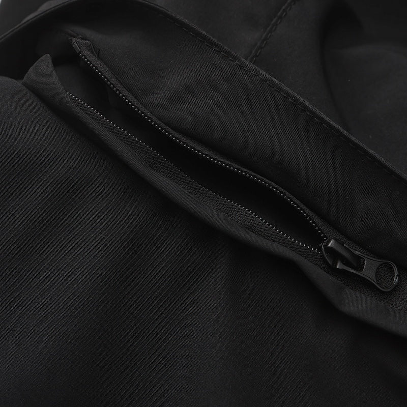 FlexGuard protective panel detail inside Trekker weather coat