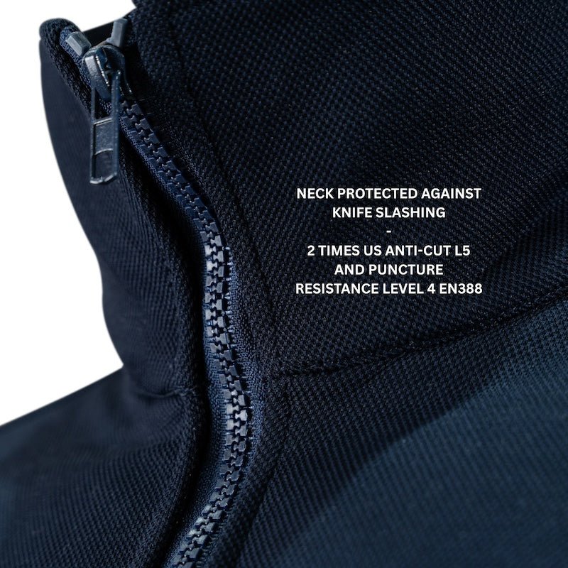 Close-up of SoftGuard inner material showing breathable knit construction