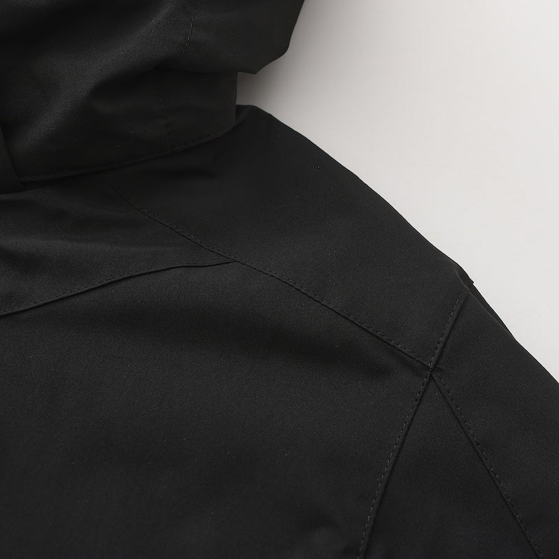 Jacket interior with breathable mesh lining and protective insert