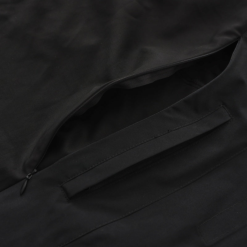 Stab-proof coat sleeve and cuff with adjustable closure detail