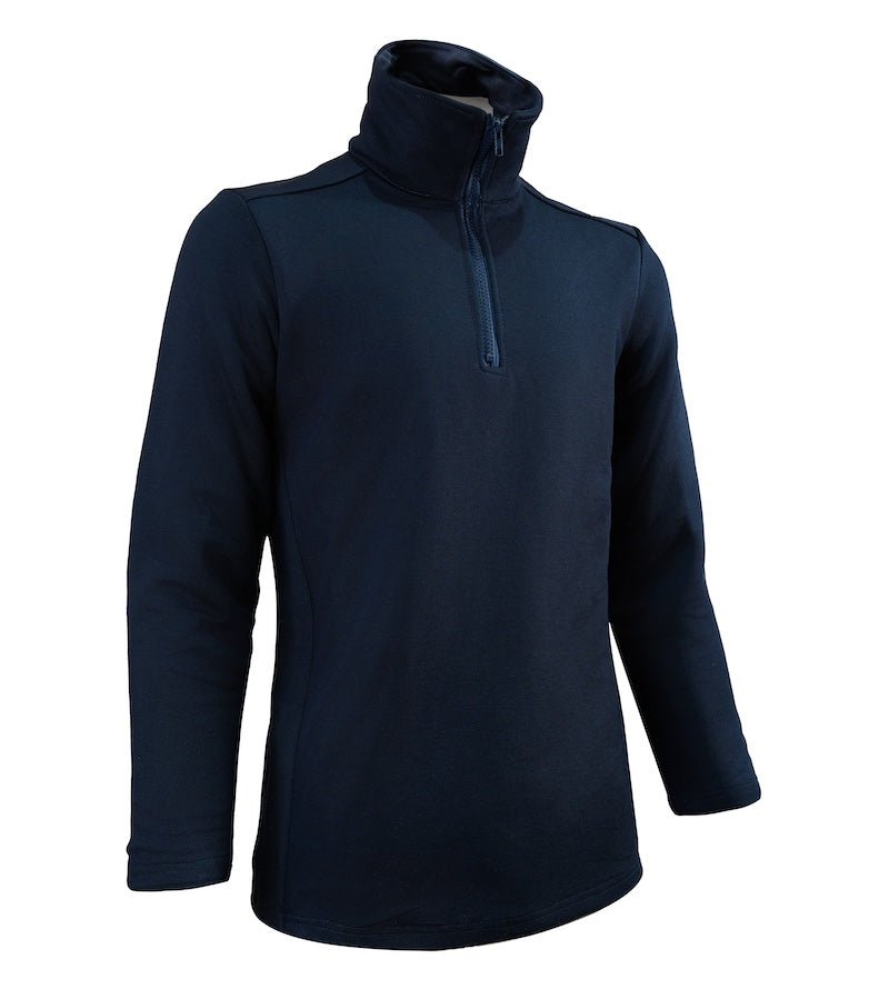 Voyager knife-proof pullover sweater front view on mannequin